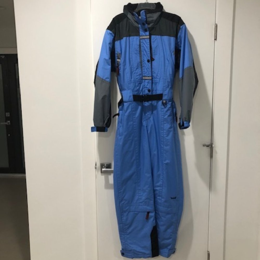 Marker Blue and Black Ski Jacket
